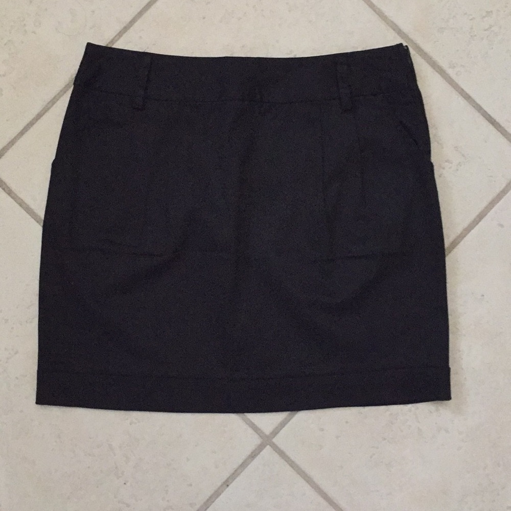 Black mini (but work appropriate) skirt